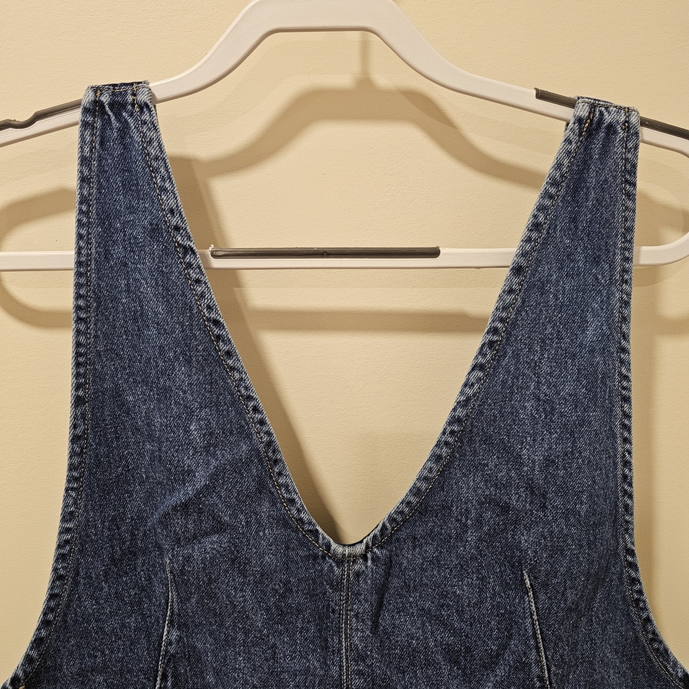 We The Free; Free People Blue Denim Skirtall. NWOT Size LARGE - Picture 5 of 6